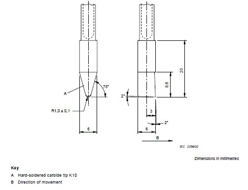 Scratching Tool Pin Perno dello strumento per graffiare