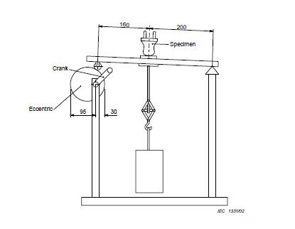cord retention testing apparatus ገመድ ማቆየት ሙከራ መሳሪያ
