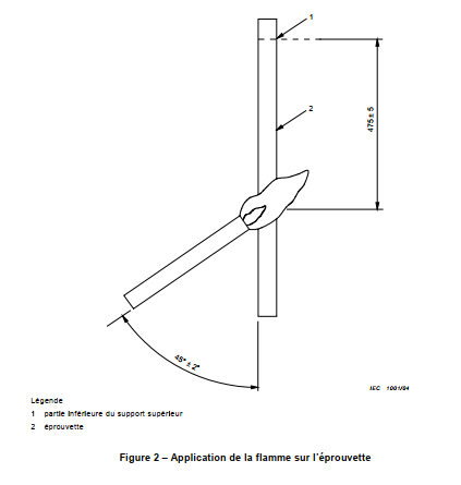 Test š&iacute;řen&iacute; plamene pro jeden izolovan&yacute; kabel