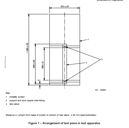 Test š&iacute;řen&iacute; plamene pro jeden izolovan&yacute; kabel